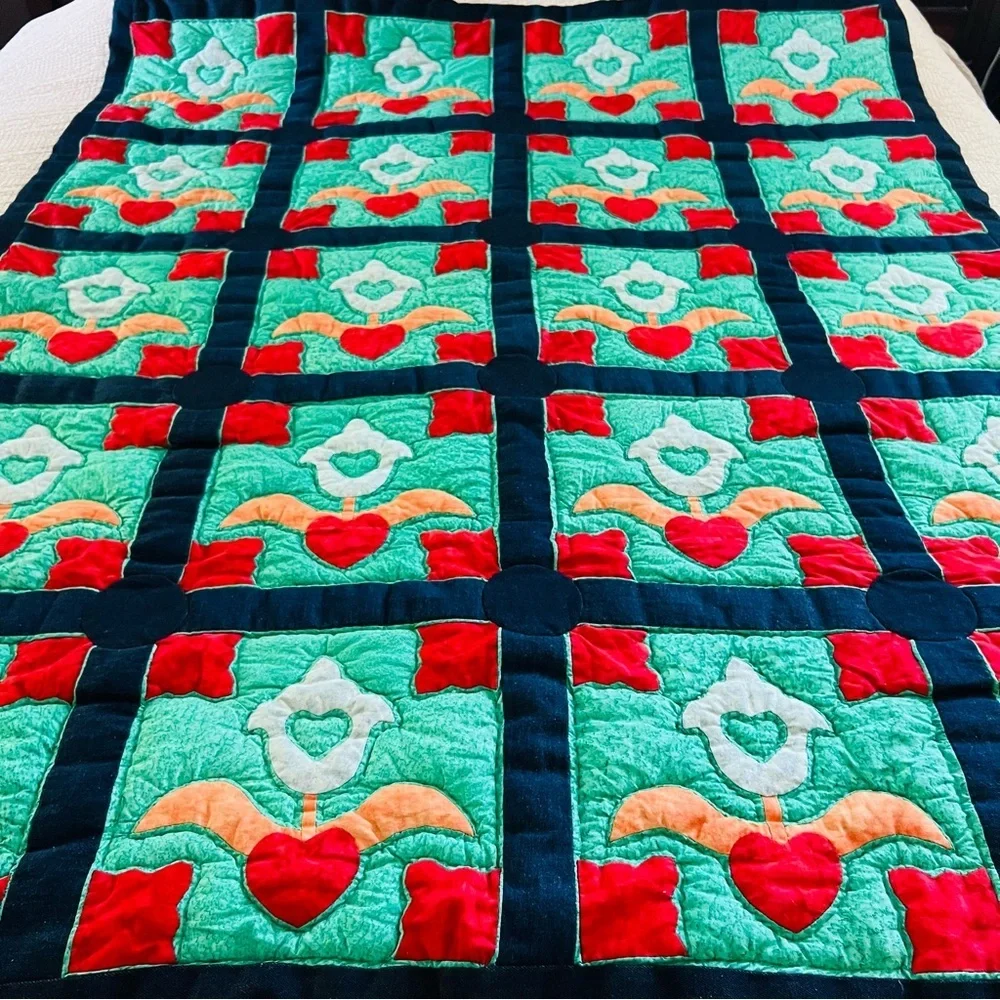 Handmade vintage quilt